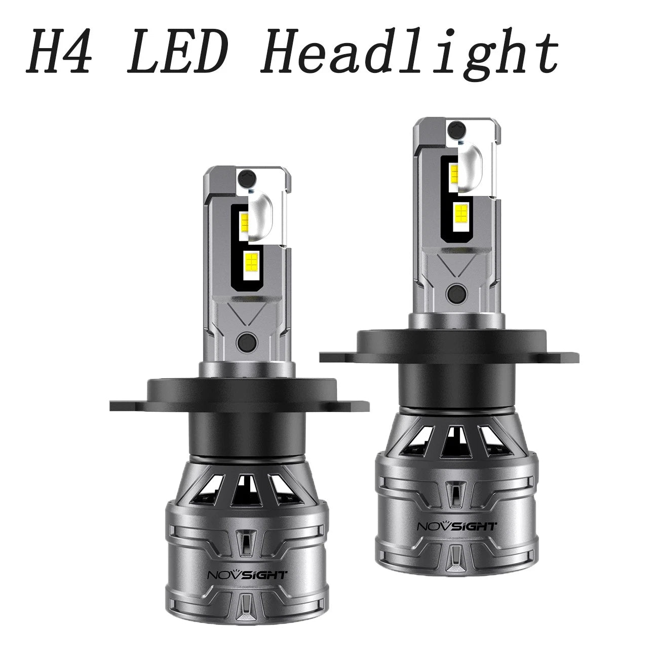 2X 9003 H4 LED Headlight Bulb for 30000lm