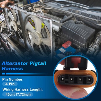 Set of 1 Alternator Connector for Chevrolet Avalanche 1500 (2002) 22690880