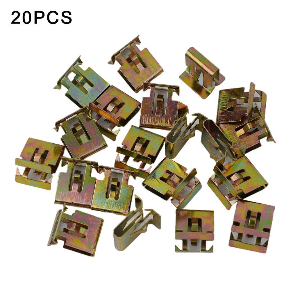Set of 20 Dashboard Trim Fastener Clips for Various Makes and Models