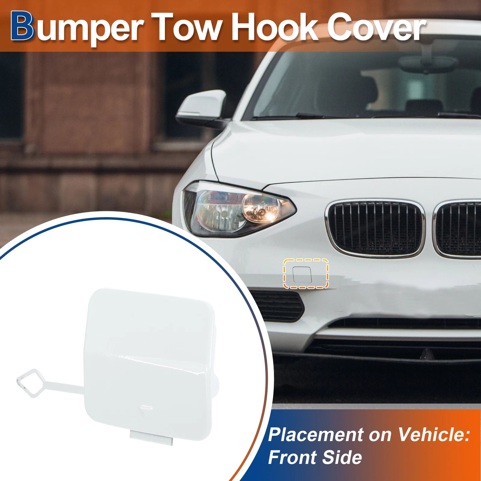 Front Tow Hook Cover Replacement for BMW 1 Series F20 (2012–2019)