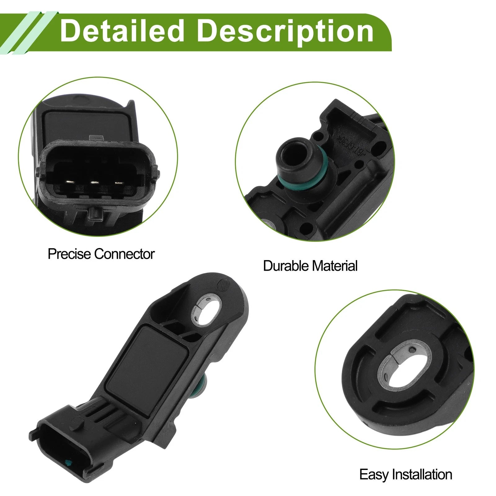 MAP Sensor for Fiat Punto Evo 1.4 (2009–2012) - No.46769979