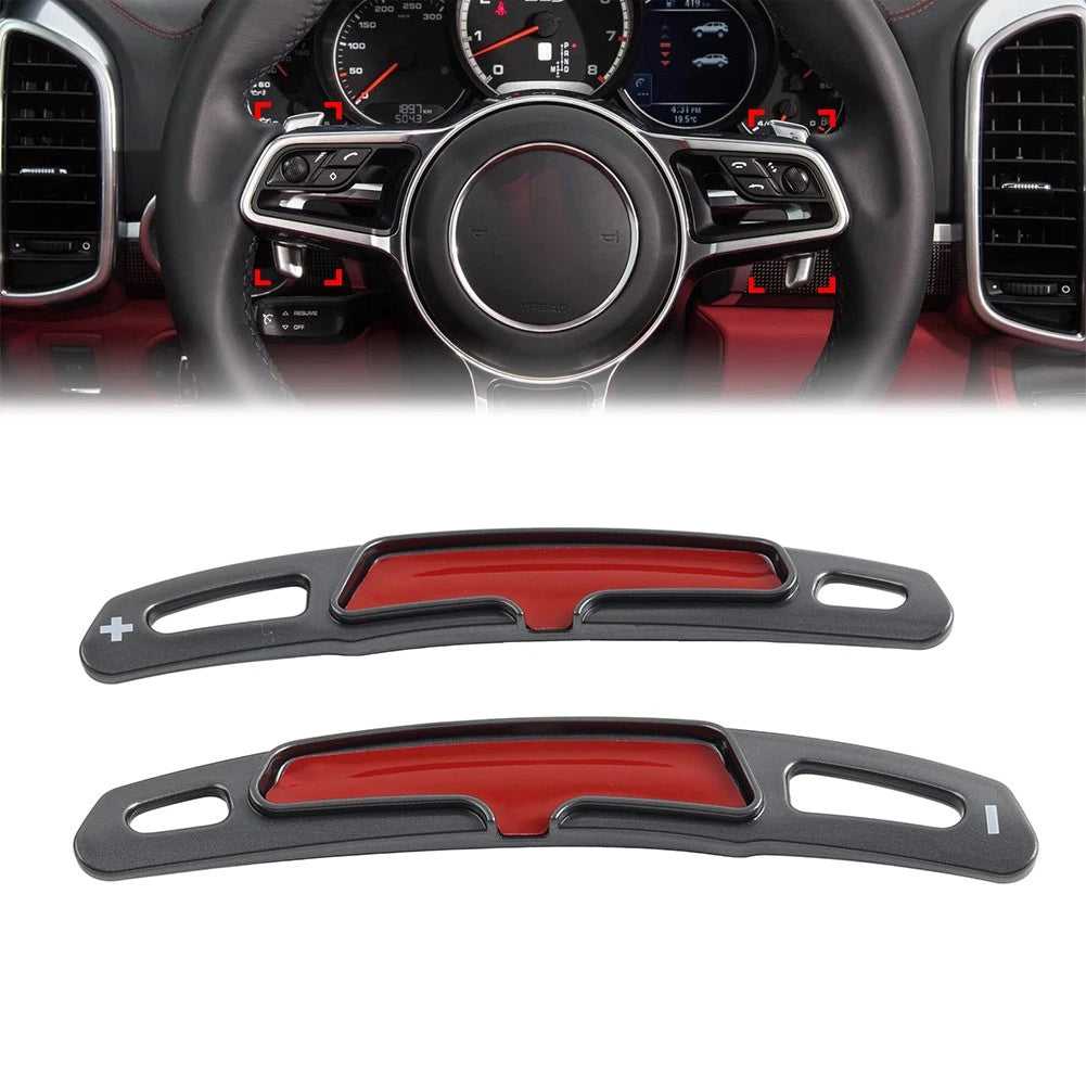 Steering Wheel Shifter Paddle Extensions for Porsche Panamera Cayenne 991 (2010–2016)