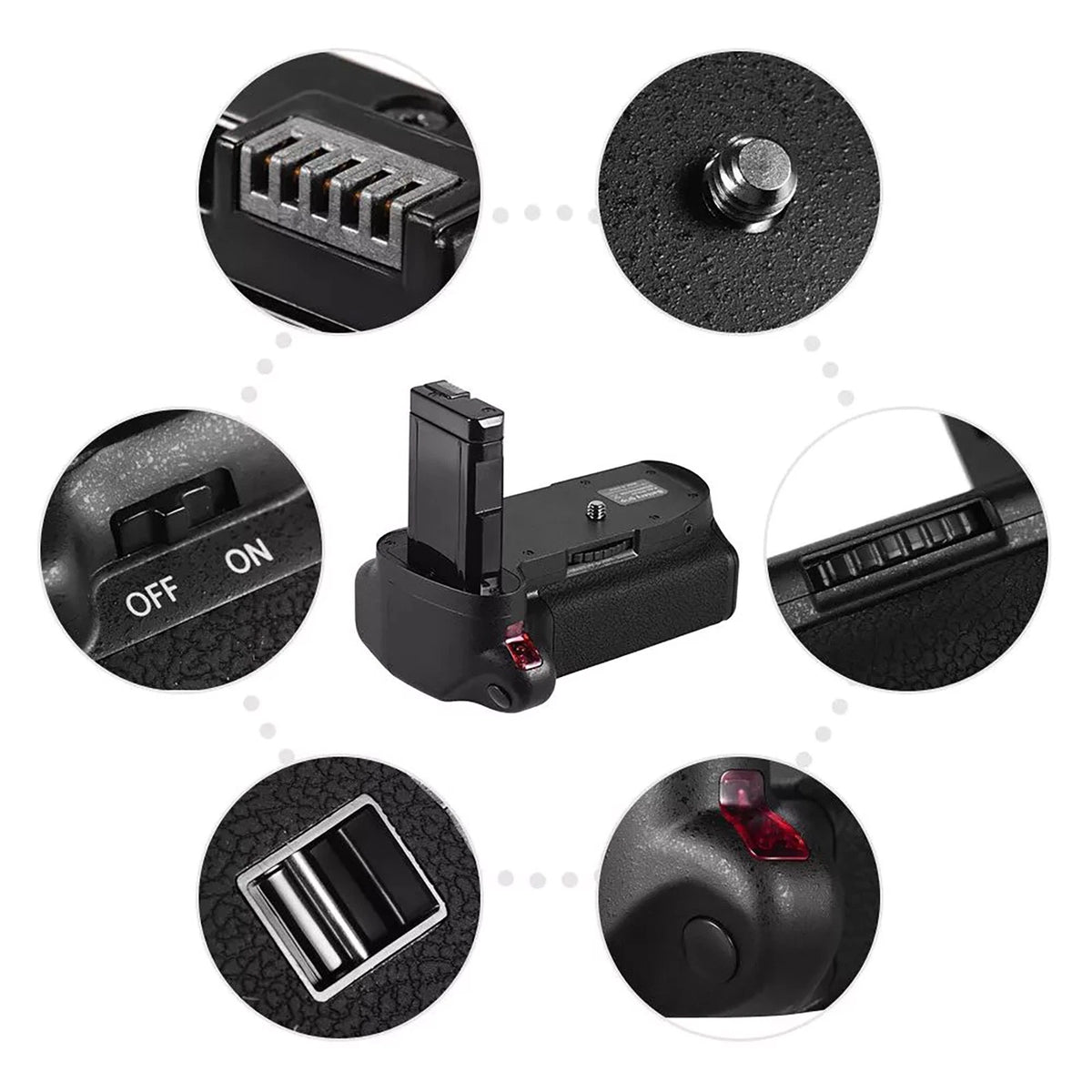 Vertical Battery Grip for Nikon D5100 D5200 (2011–2013)