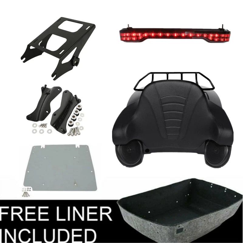 Trunk Mount Rack Speakers for Harley Touring Electra Glide (2014–2026)