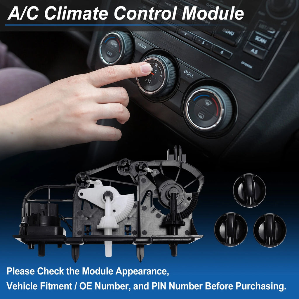 A/C Heater Climate Control Switch Module for Toyota Tundra (2000–2006)