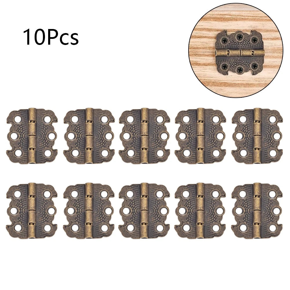 10pcs Butterfly Hinges for Jewelry Chest Cabinet