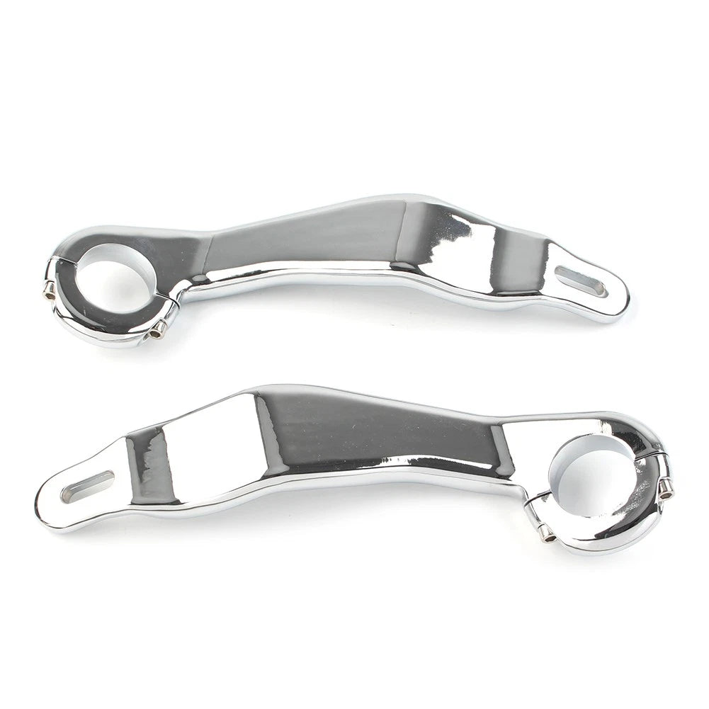 2X Fairing Support Mount Kit for Harley Road Glide FLTRX FLTRU (2015–2022) Chrome