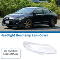 Headlight Lens Cover Front Right Replacement for Honda Civic (2006–2011)