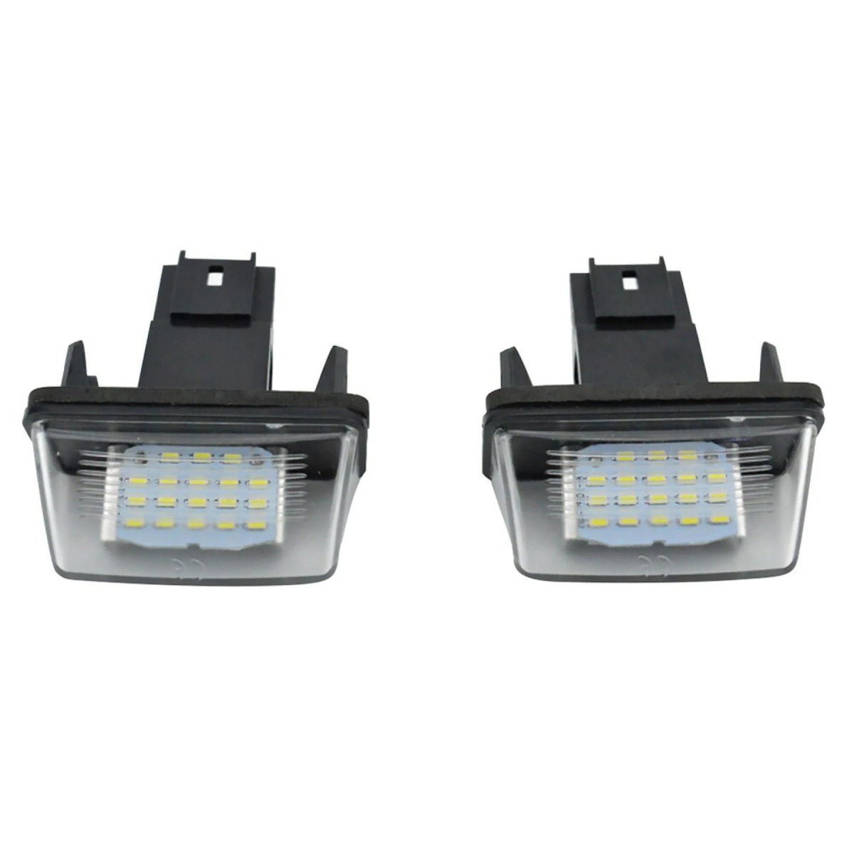 1 Pair Error Free LED License Plate Lights for Peugeot 206 207 307 308 (2000–2015)
