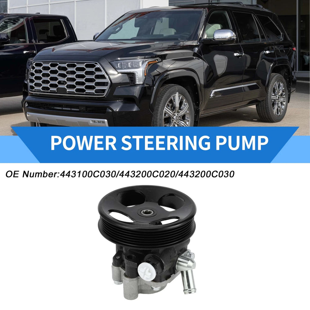 Power Steering Pump with Pulley Replacement for Toyota Sequoia Tundra (2008–2021)