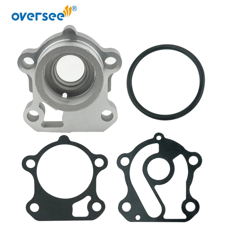 Set of 2 Water Pump Housings for Yamaha 2T 75-90HP 6D8-44341 688-44324