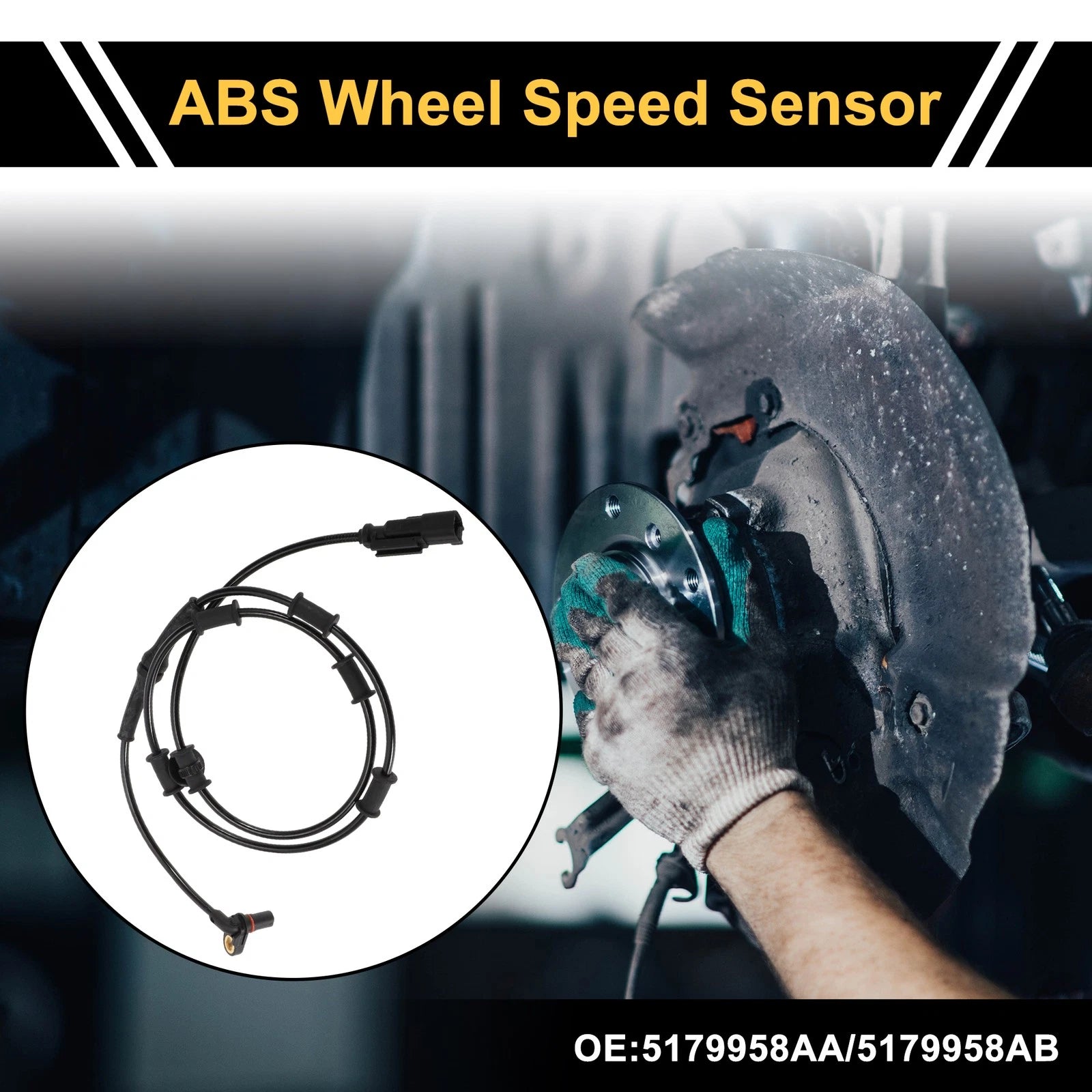 ABS Wheel Speed Sensor Replacement for Dodge Ram 3500 Front Left Right (2006–2008)