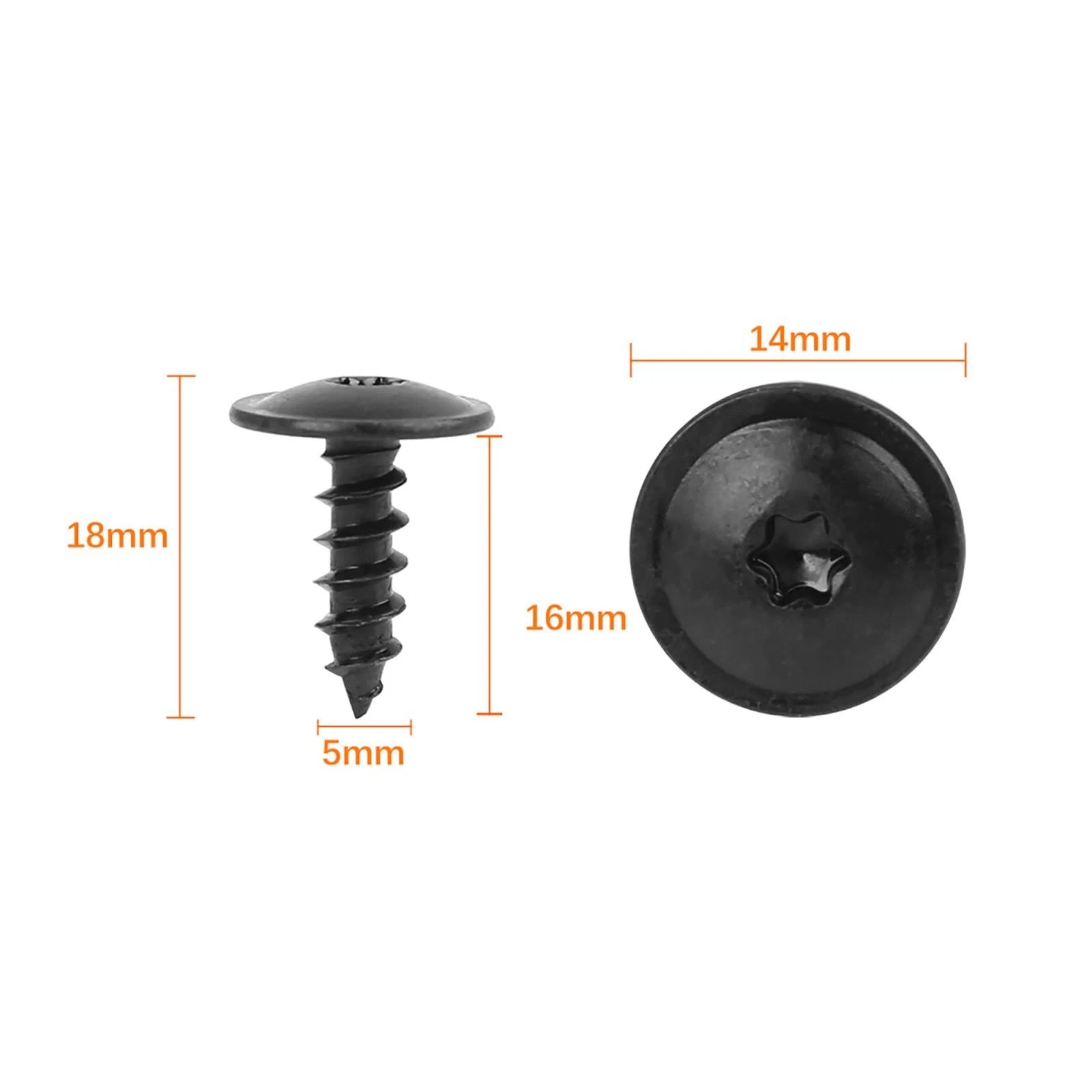 Fender Liner Screw Retainer 30pcs for Audi N90974701 (2005–2015)
