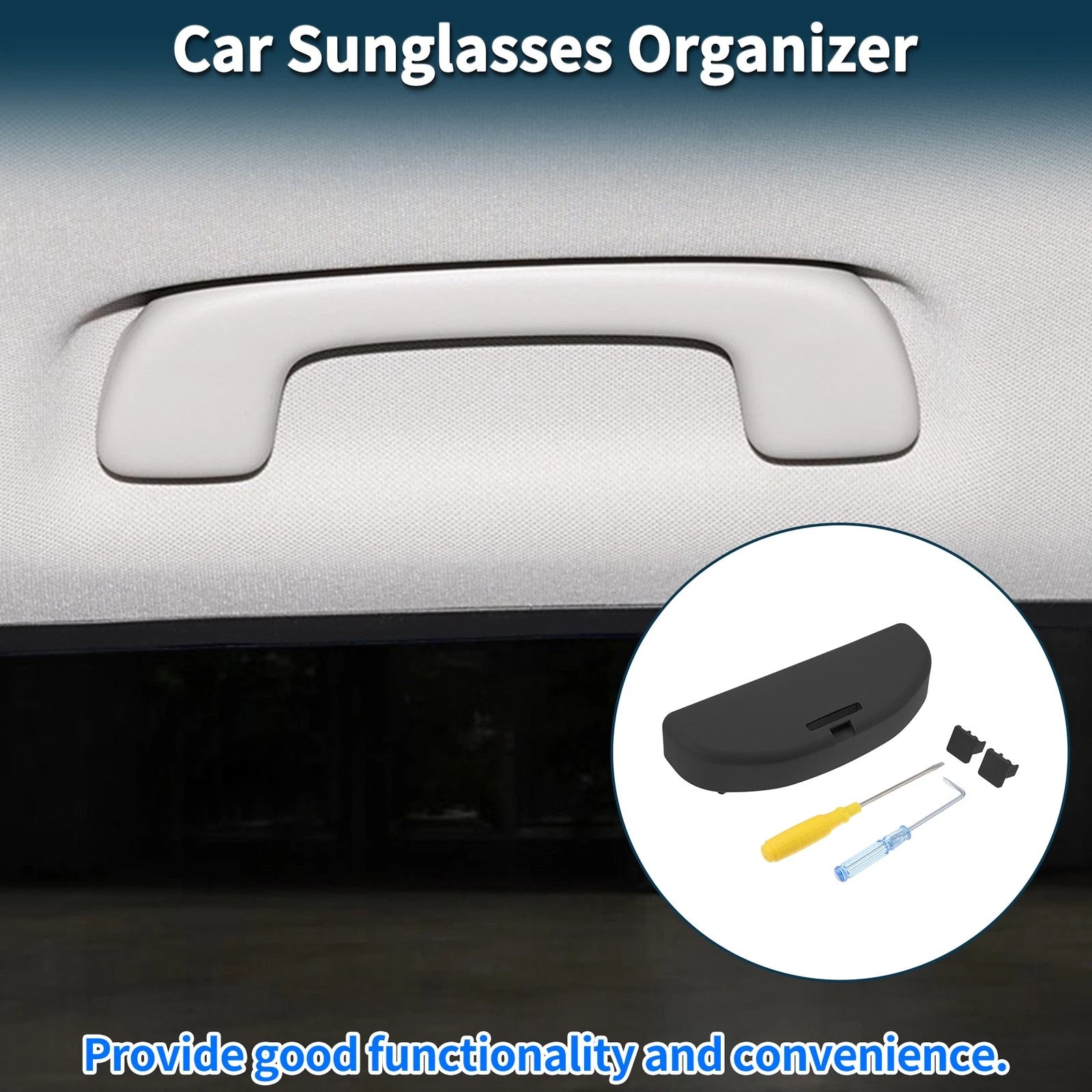 Car Sunglasses Case for Volkswagen Golf 6 Eyeglasses Holder Storage Box