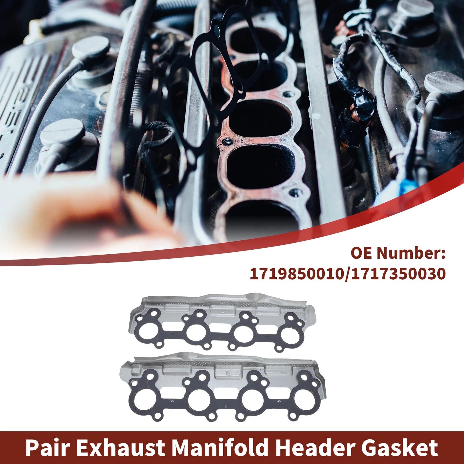 Exhaust Manifold Header Gasket Replacement for Toyota 4Runner (2005–2009)