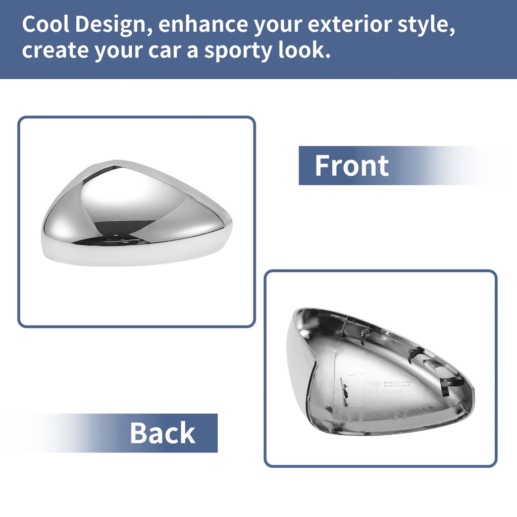 Chrome Mirror Cover Cap for Citroen C3 II (2010–2016)