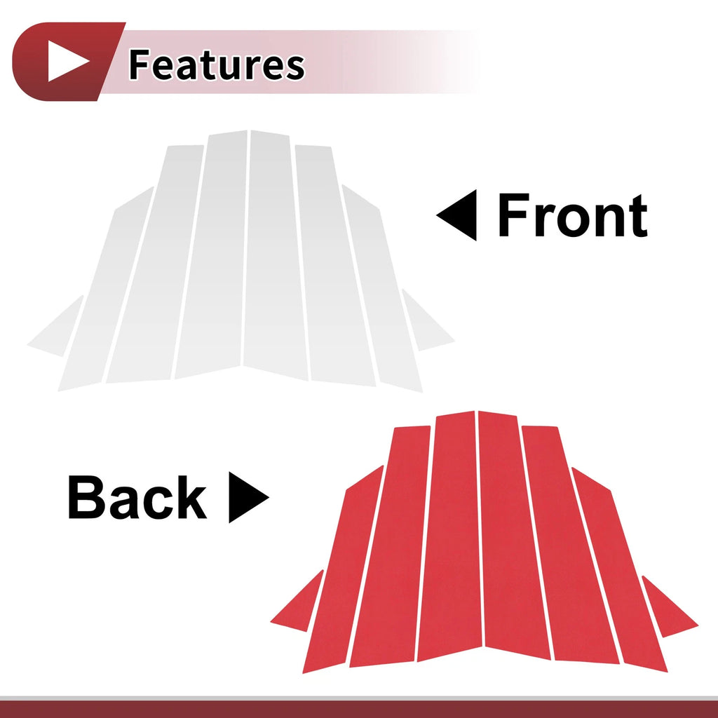 Door Pillar Window Trim Kit for Audi A3 Hatchback (2013–2020)