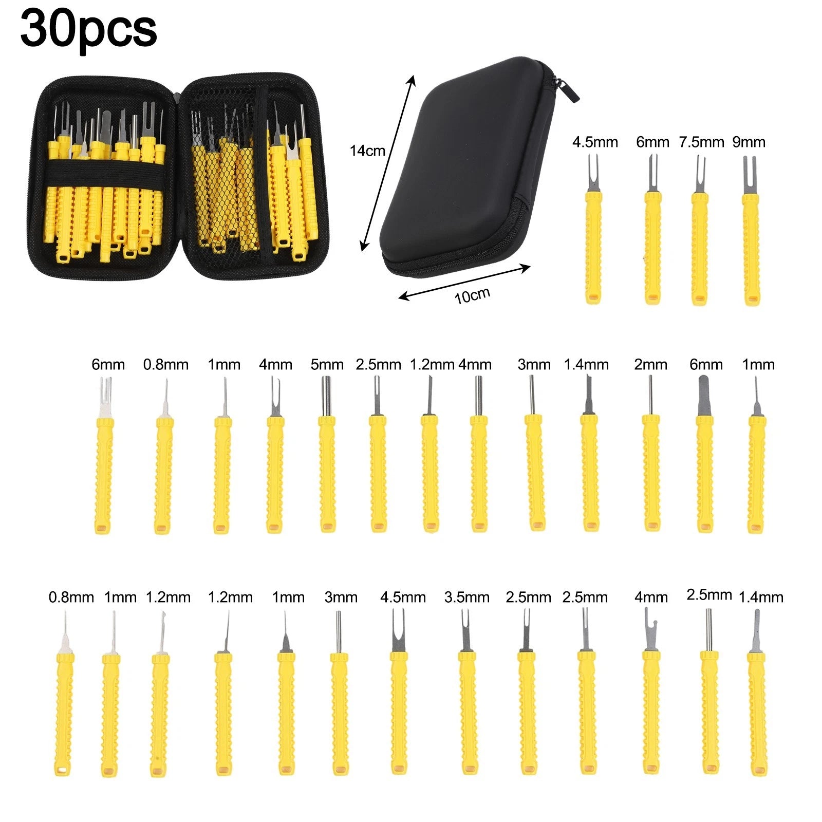 30-Piece Terminal Removal Kit for Electrical Repair Tools