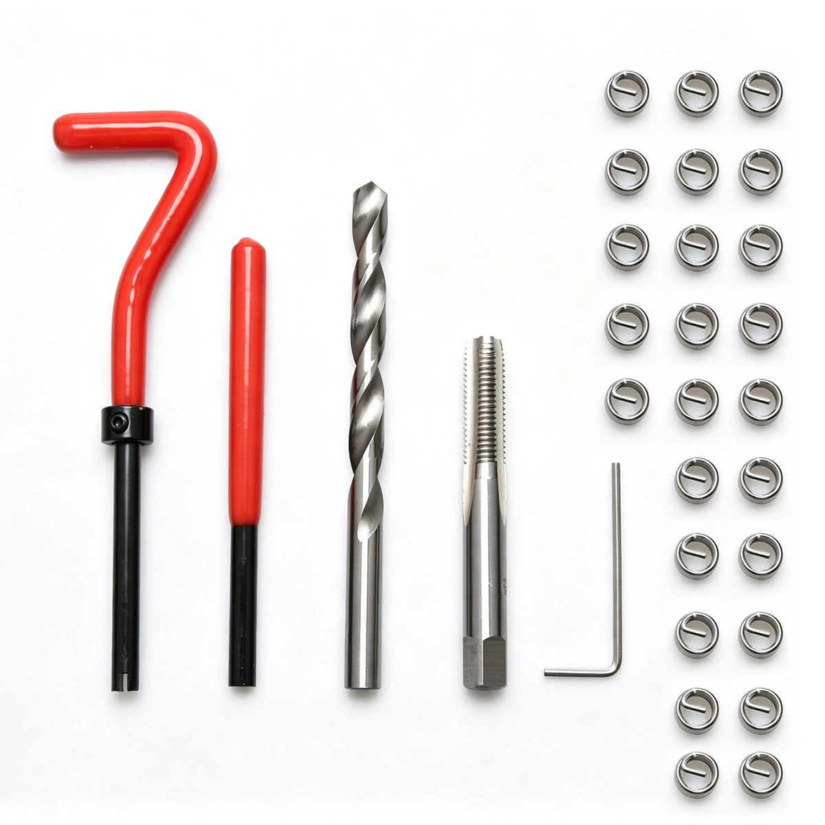 M8 x 1.25 Thread Repair Kit for Easy Install (25 Pcs)