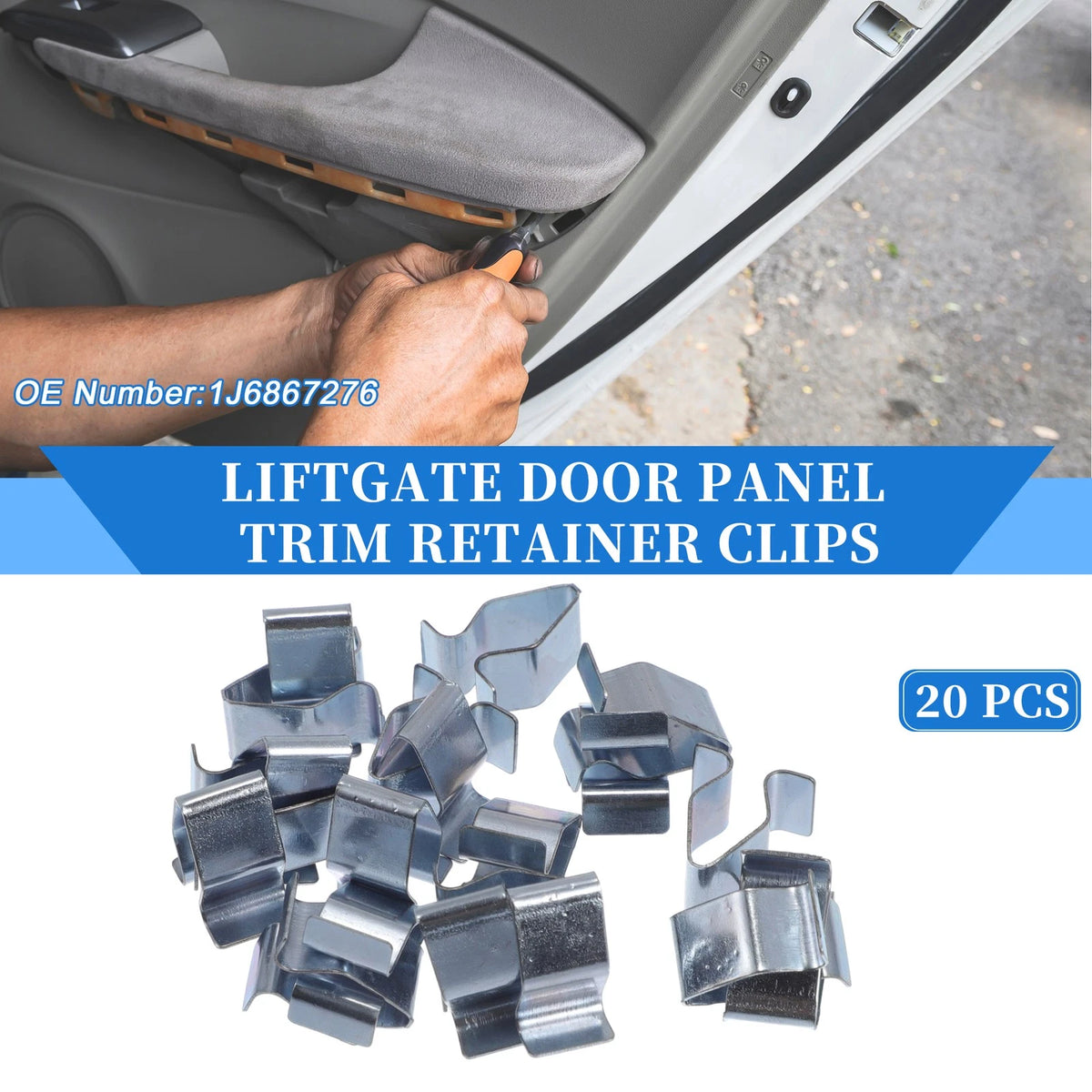 20 Pcs Liftgate Door Panel Trim Retainer Clip for Volkswagen R32 (2008)