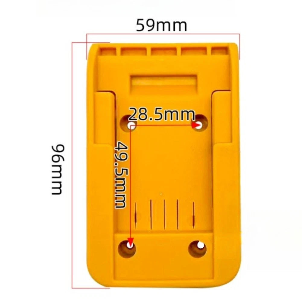 Wall Mounted Plastic Battery Holder for 18V and 21V Power Tools