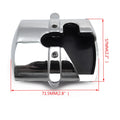 Chrome Brake Pedal Pad for HTTMT (Black Rubber)