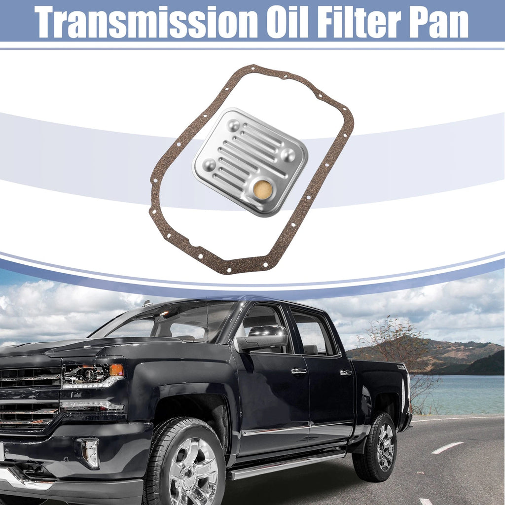 Transmission Filter Oil Pan Gasket Replacement Set for Chevrolet (2001–2008)