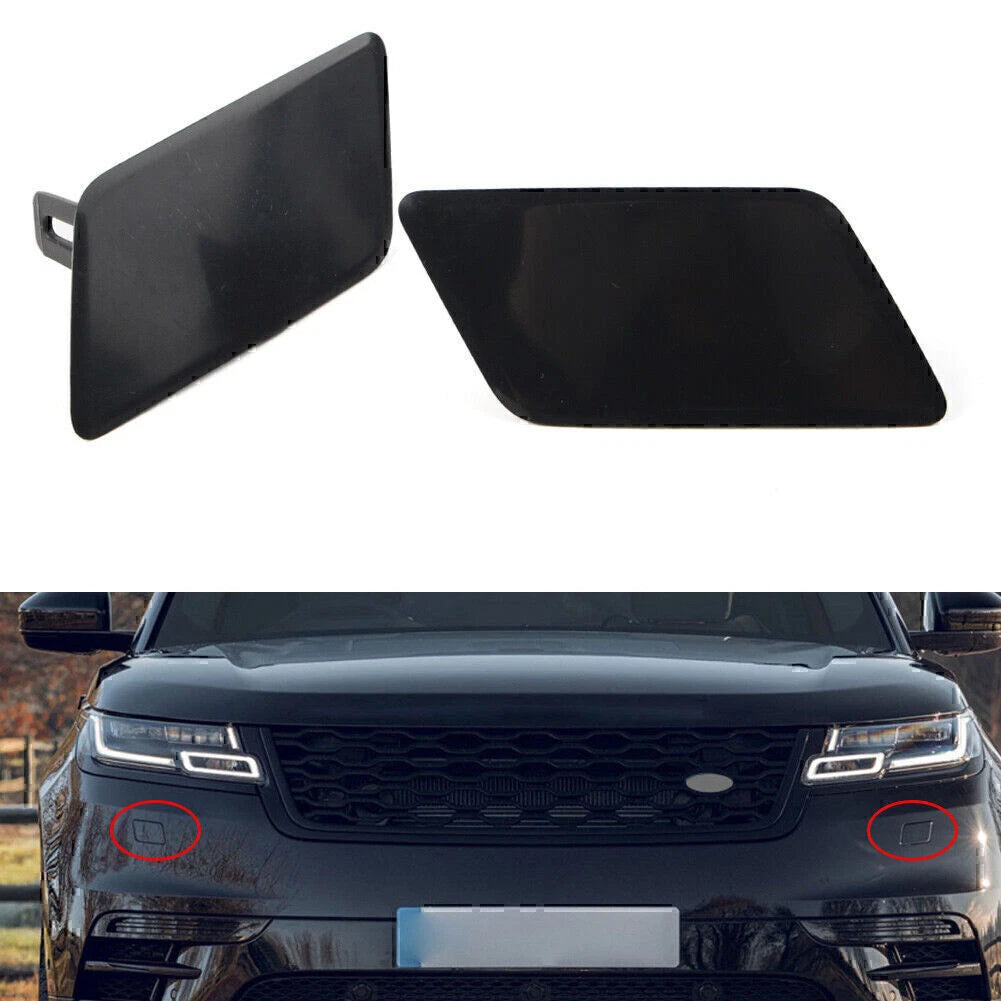 1 Pair Headlamp Washer Cover Cap for Range Rover Velar (2017–Present) LR093500