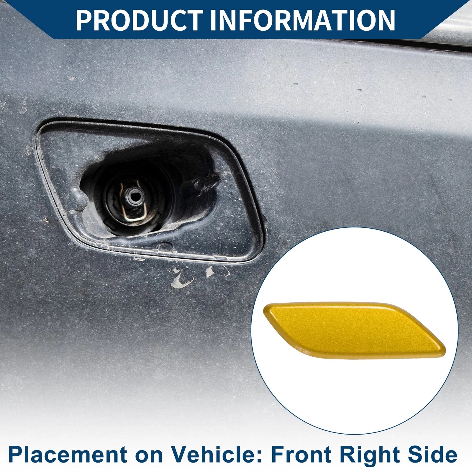 Front Right Washer Nozzle Cover Cap for Honda Accord VIII (2016–2017)