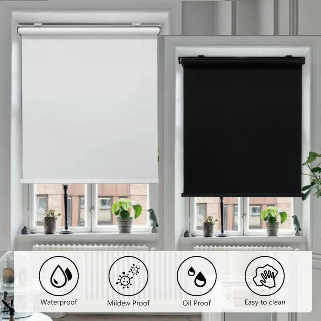 Cordless Roller Shades for Windows (72" Length)