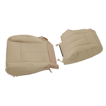 2X Leather Seat Covers for Ford Expedition (2007–2014) Camel Tan