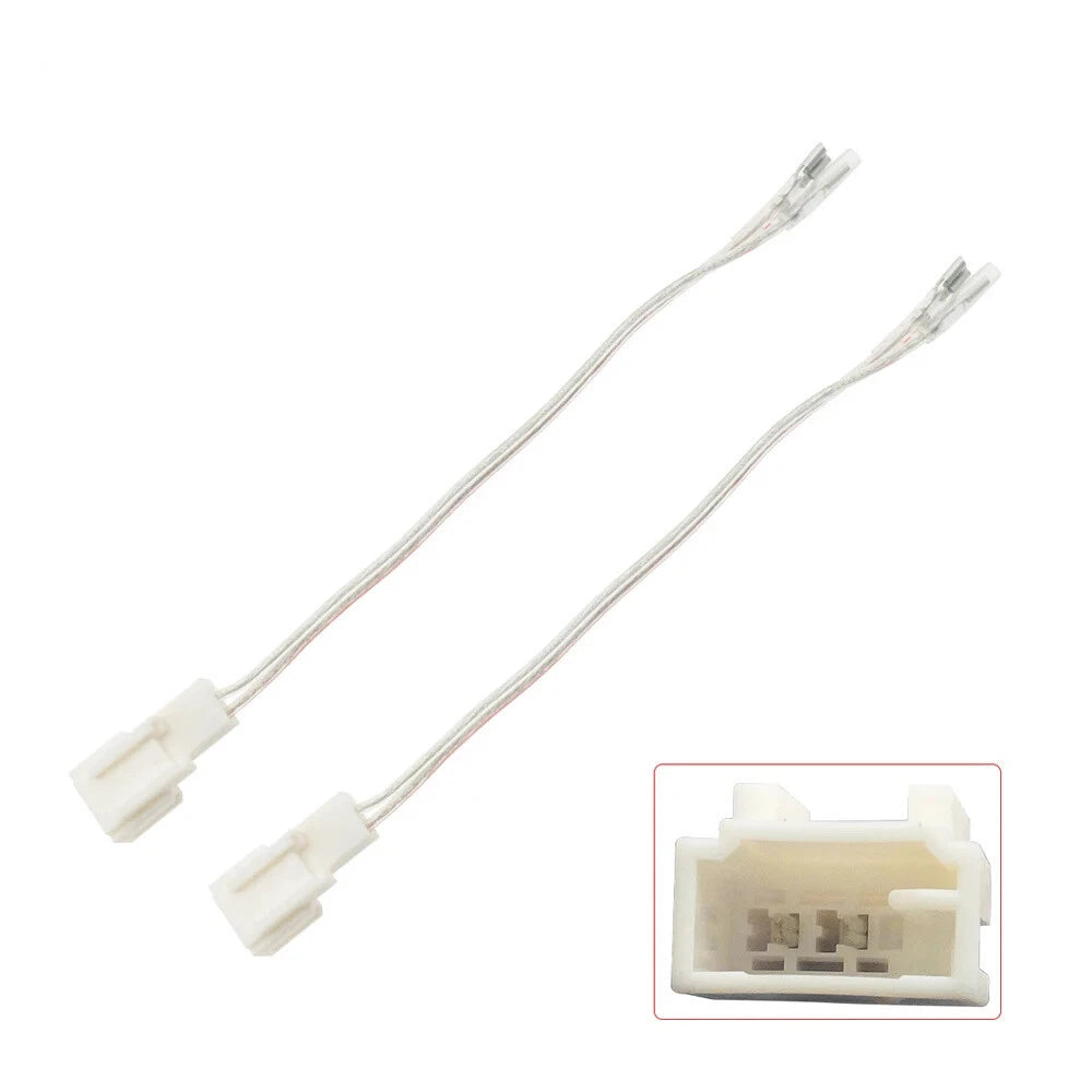 2X Speaker Adapter Connector Plug for Mitsubishi Galant (2005–2012), Lancer (2008–2012)