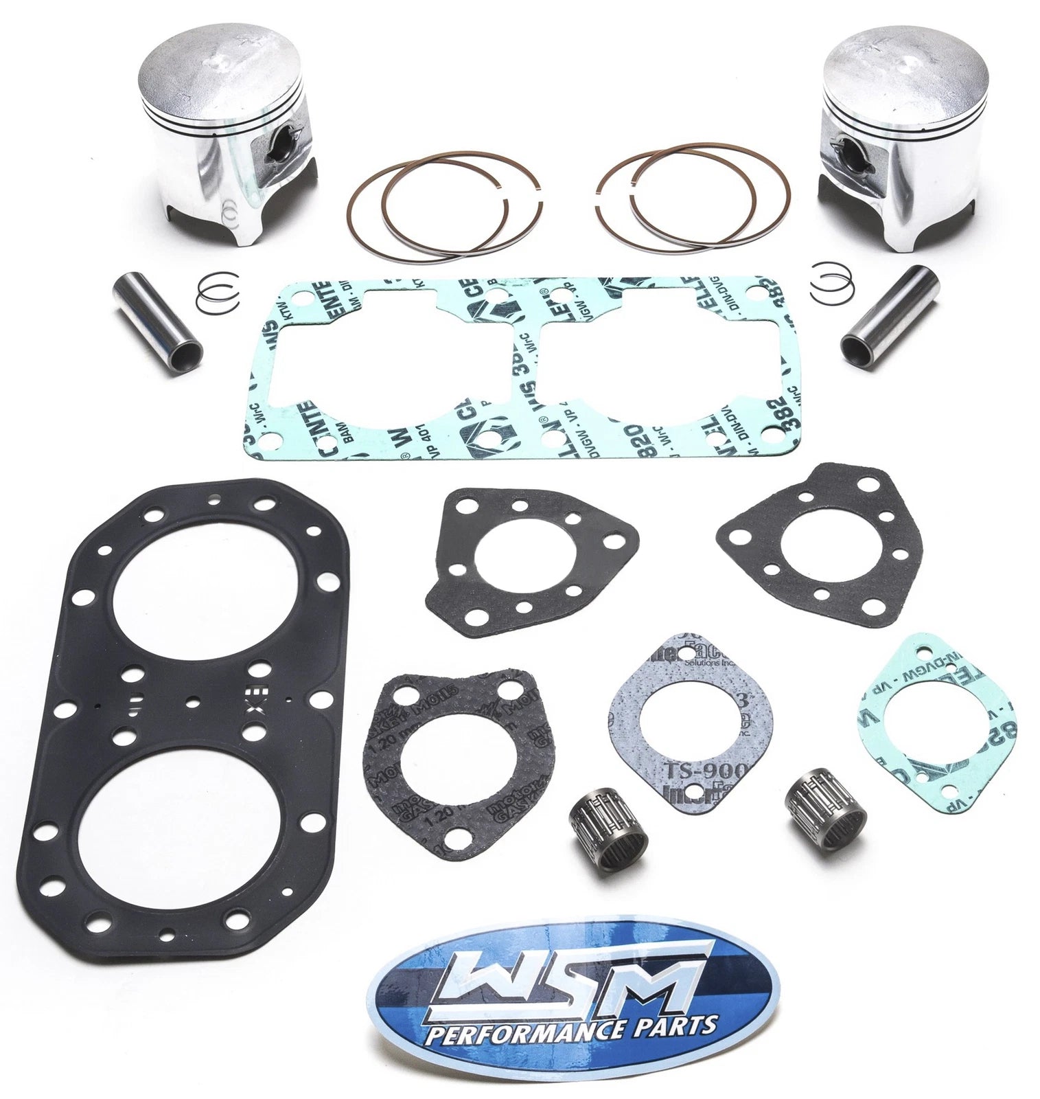 Top End Rebuild Kit with Piston Gasket for Kawasaki 650 SX X2 (1989–1999)