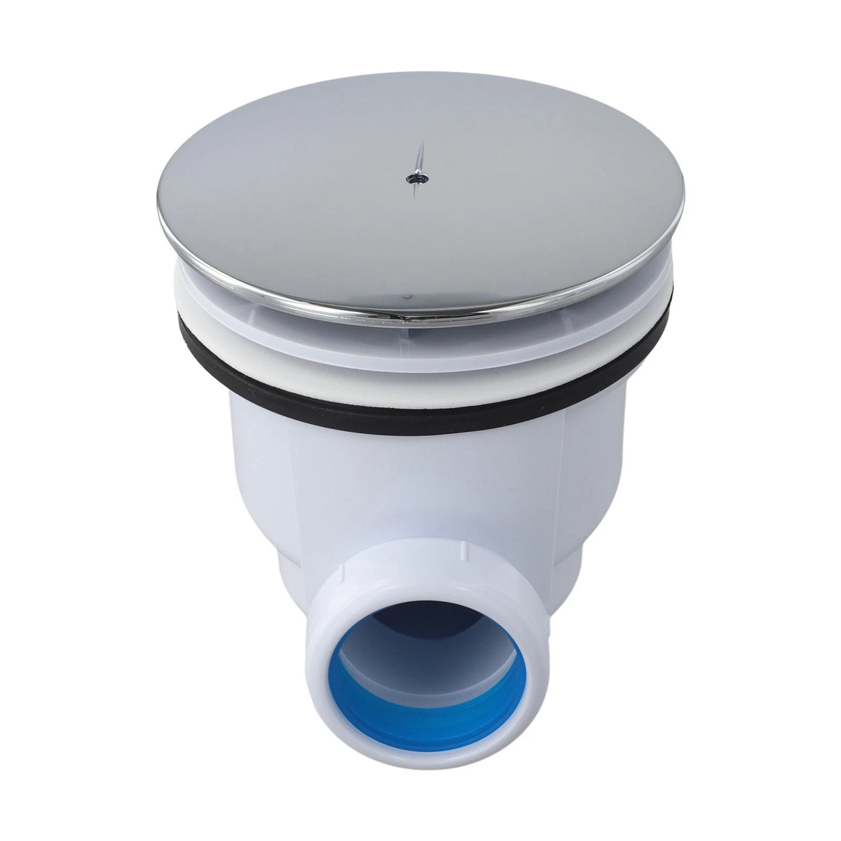 Elegant Chrome Shower Tray Waste Trap for Fast Drainage Needs