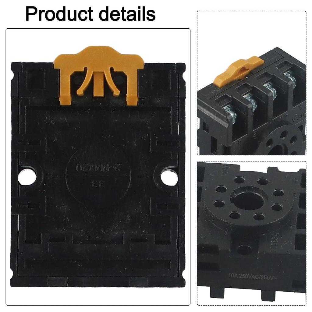 Timer Relay Socket Base for Standard Screw Hole Position (Universal)