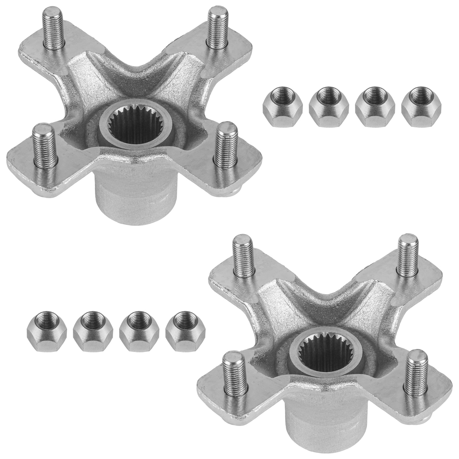 Rear Wheel Hub with Lug Nuts for Honda TRX450R (2004–2009)