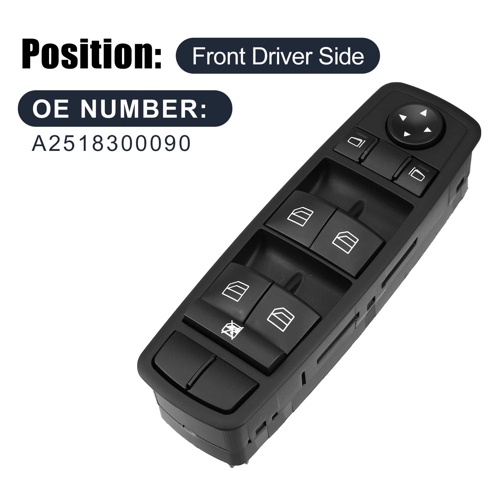 Power Window Switch for Mercedes-Benz R320 (2007–2009)