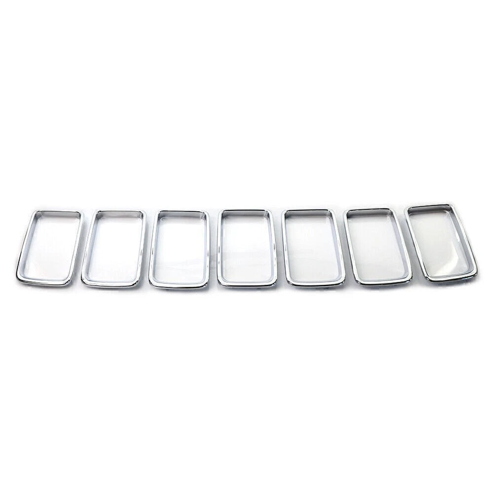 7X Front Grille Trim Cover for Jeep Grand Cherokee Chrome