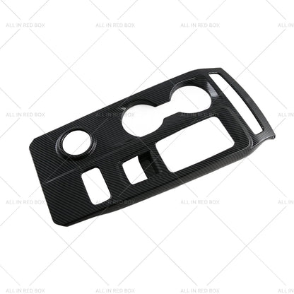 Carbon Gear Shifter Panel Console Protector Trim for Ford Ranger Raptor (2019–2023)