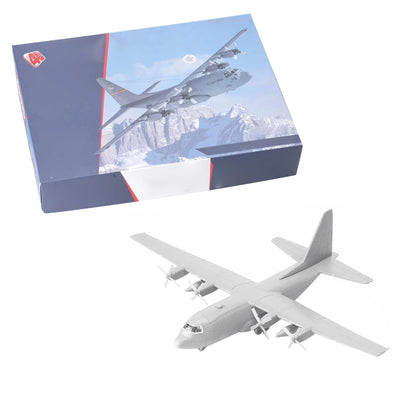C-130 Hercules Transport Aircraft Model Kit (1/144 Scale) Unassembled