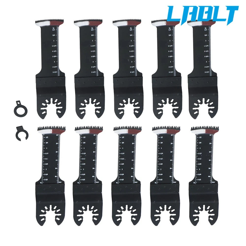10-Pack Oscillating Saw Blades for Multitools (LABLT)