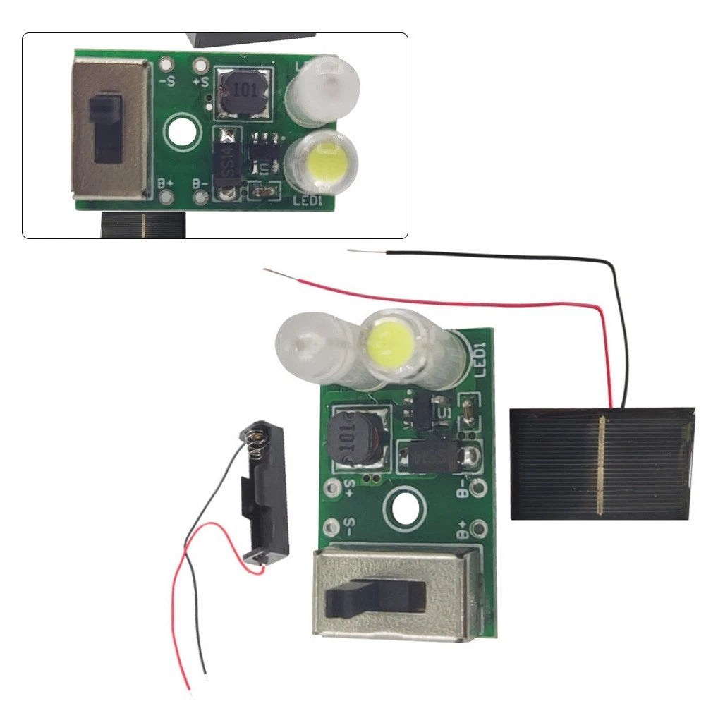 2V Solar Panel & Circuit Board for Various Lighting Applications