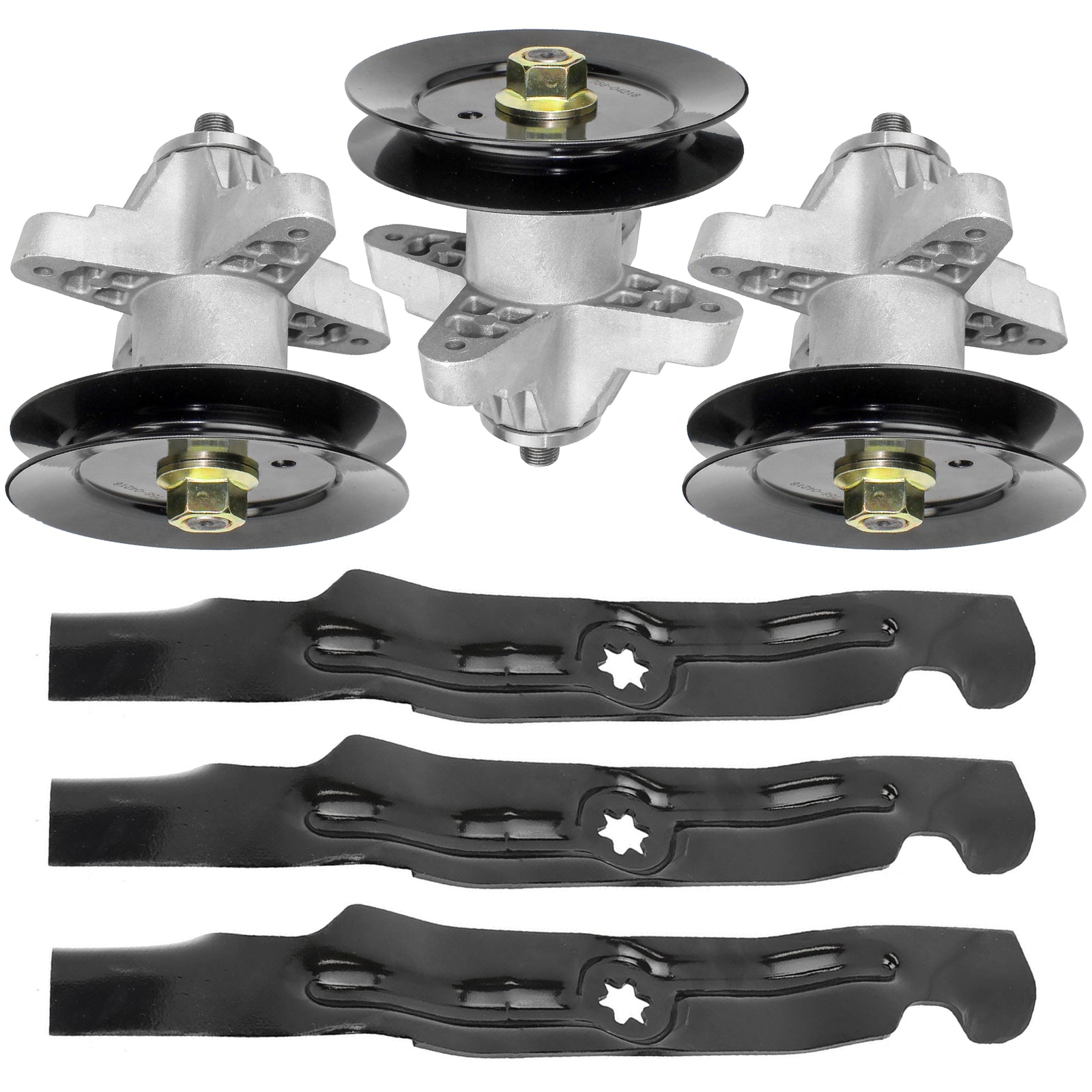 Spindle and Blade Replacement for Troy-Bilt 50 Inch 14AP80TP766 (2014–2016)
