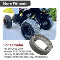 Rear Brake Shoes for Yamaha Raptor 110 YFM110 (2006–2013) BD3-F530K-30-00 BD3-F530K-20-00