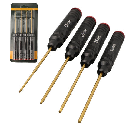 Set of 4 Compact Hex Drivers for Efficient Maintenance