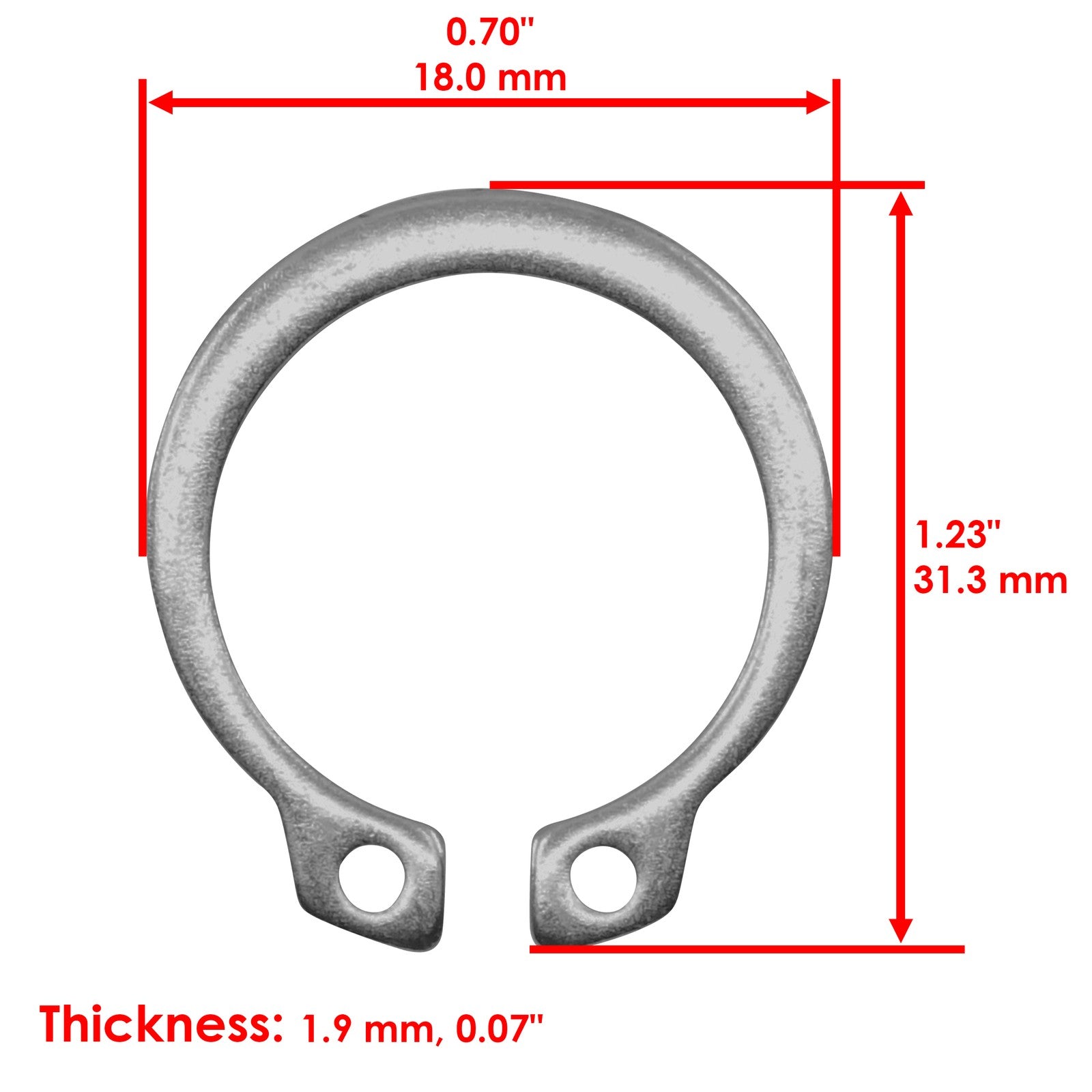 Mower Caster Bushing with Snap Ring for John Deere (M83541) (2000–2000)