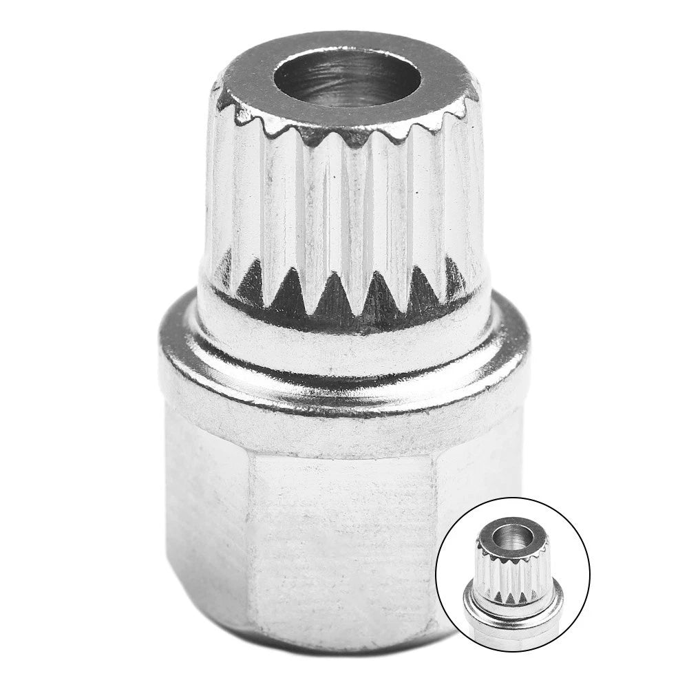 Wheel Lock Lug Nut for (1pc, Rustproof Silver Tone)