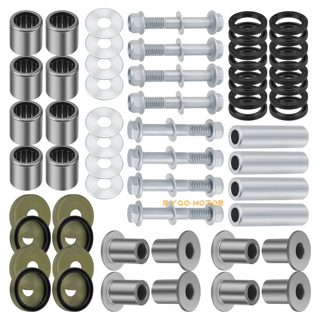 Set of 4 A Arm Bushings Seals Kit for Suzuki Z400 LTZ400 Arctic Cat 400