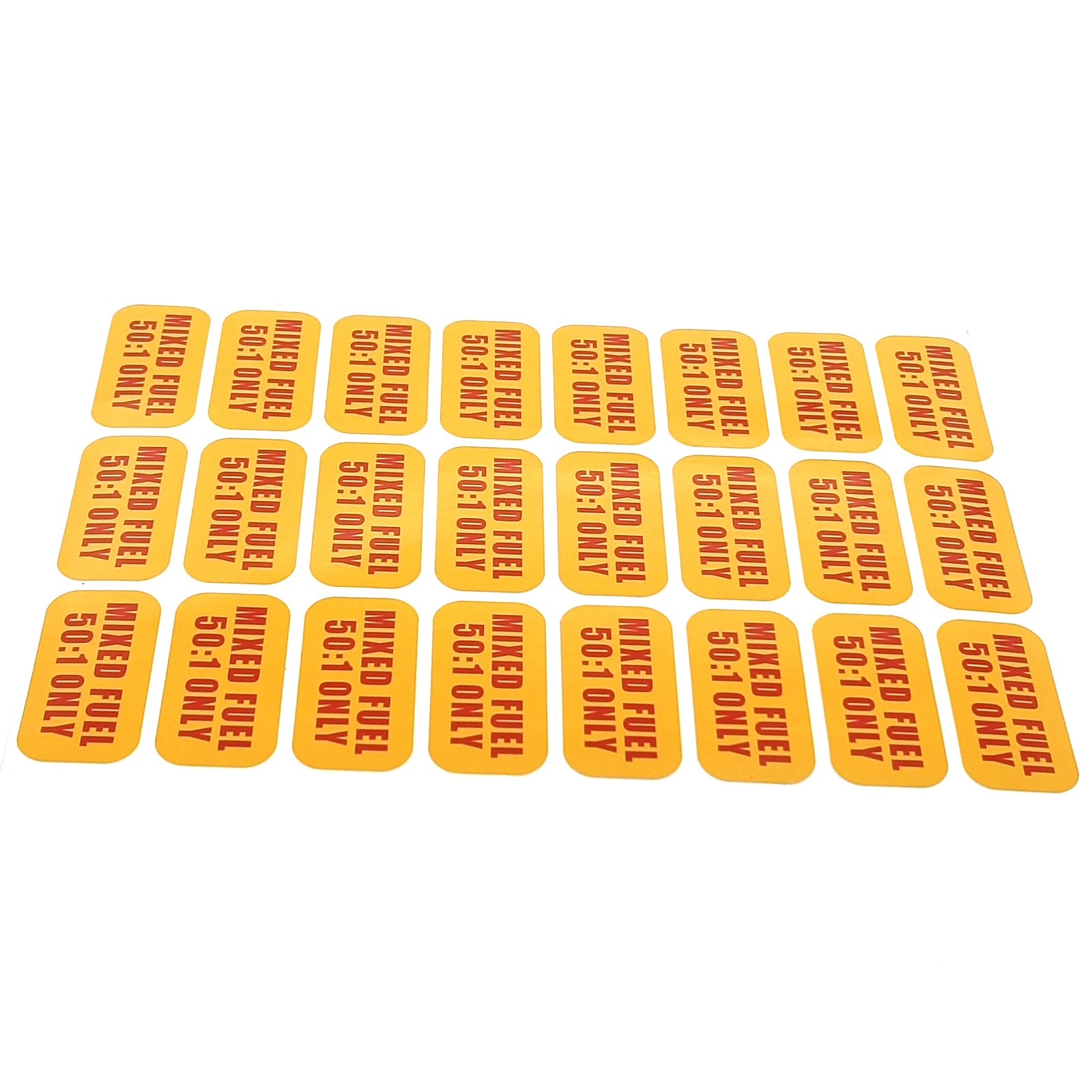 Mixed Fuel Only Vinyl Decals for 2-Stroke Mix (50:1)