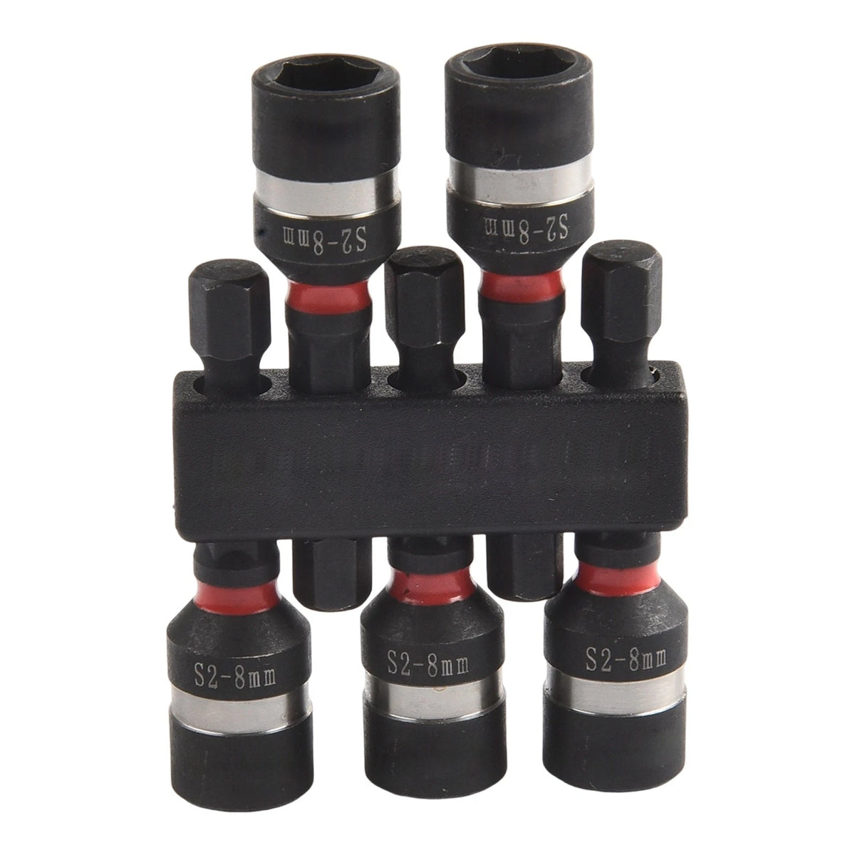 Magnetic Nut Driver Socket Bits for Power Drills (Hex Shank Design)